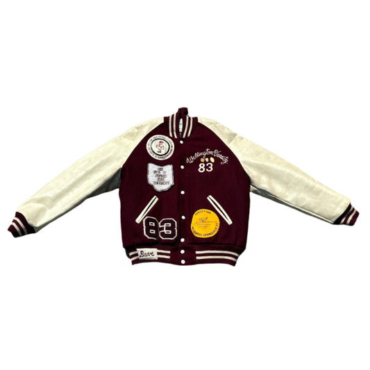 Vintage 80's Holloway Dukes Varsity Jacket