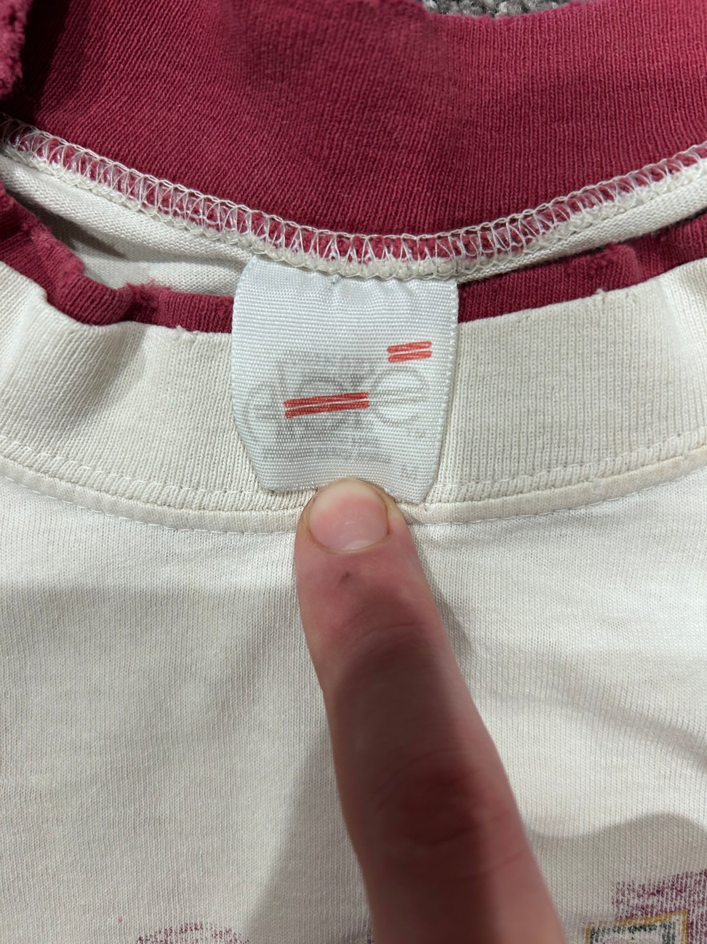 Vintage 90's Single-Stitched Florida Ringer Tee