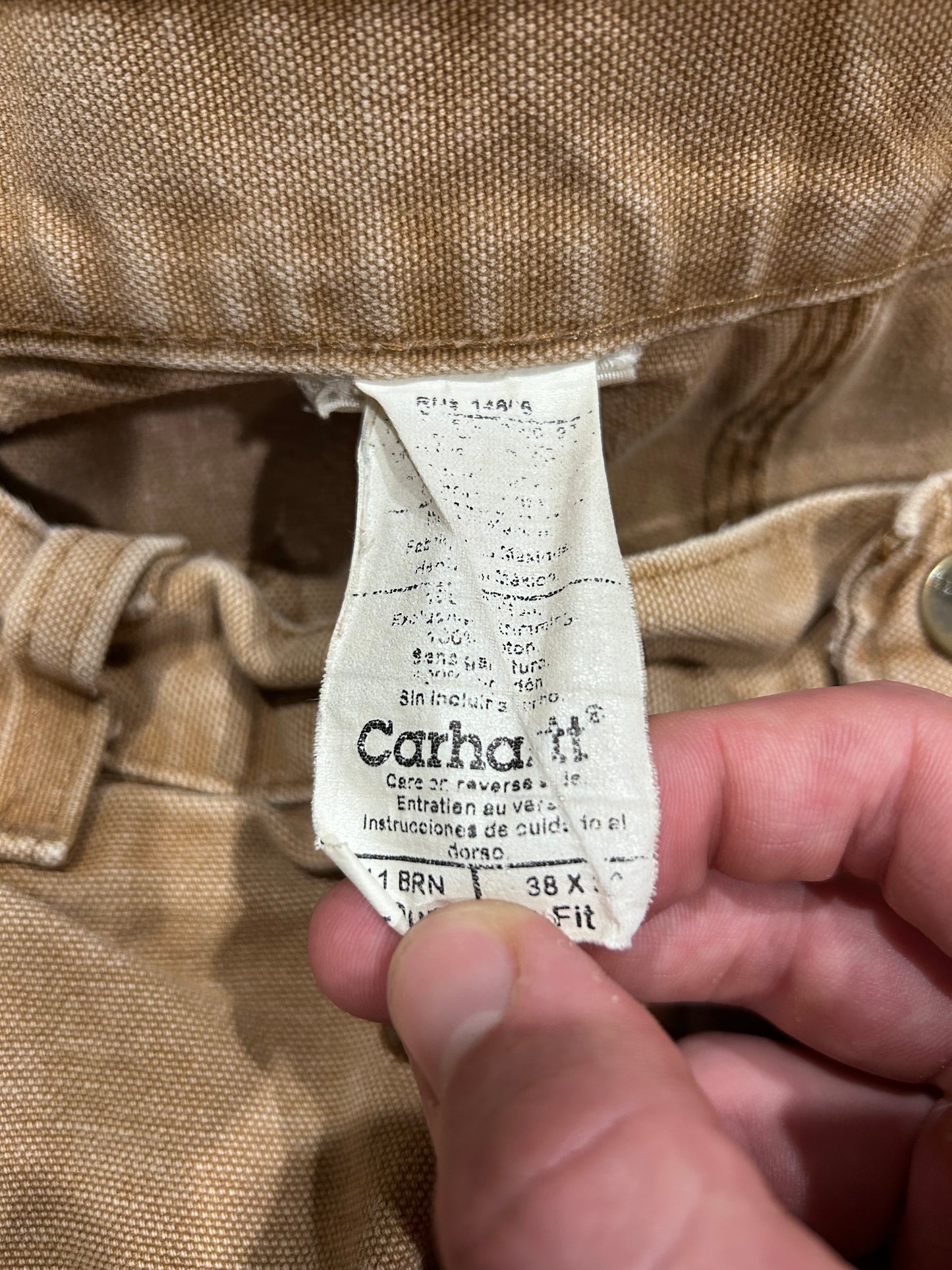 Vintage Faded Tan Carhartt Pants