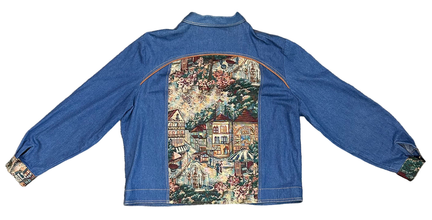 Vintage 90's Tapestry Jean Flannel