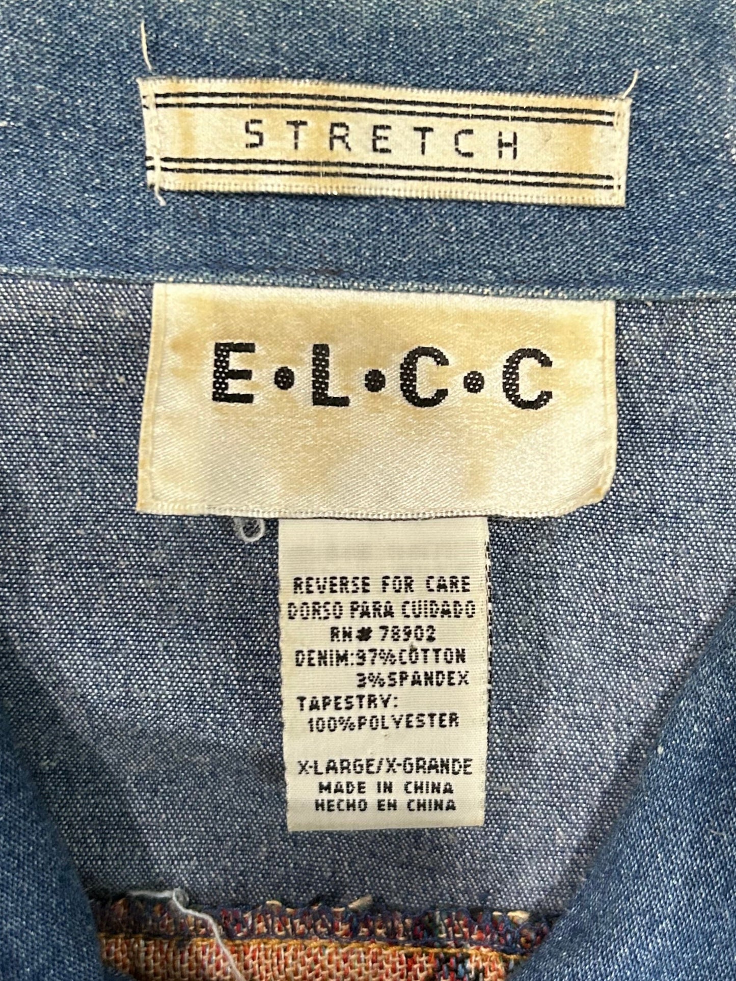 Vintage 90's Tapestry Jean Flannel